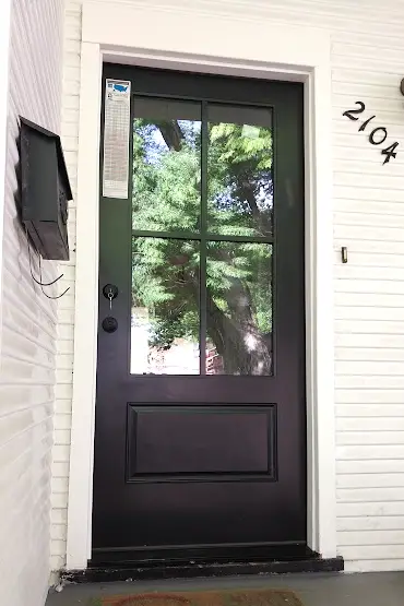 Front door installation