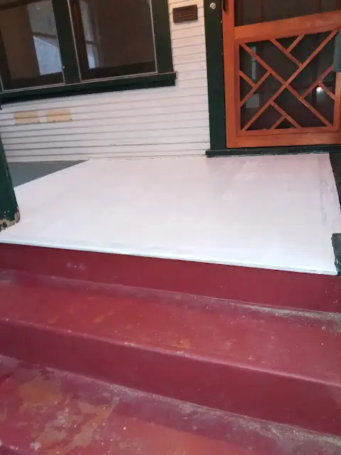 Porch repair after